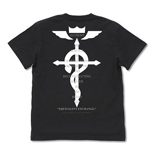 Fullmetal Alchemist Framel`s Cross T-shirt Black XL (Anime Toy)