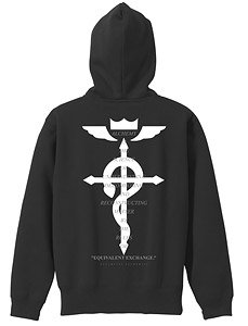 Fullmetal Alchemist Framel`s Cross Zip Parka Black XL (Anime Toy)