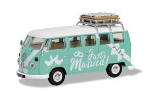 VW キャンパーバン `Just Married` (ミニカー)