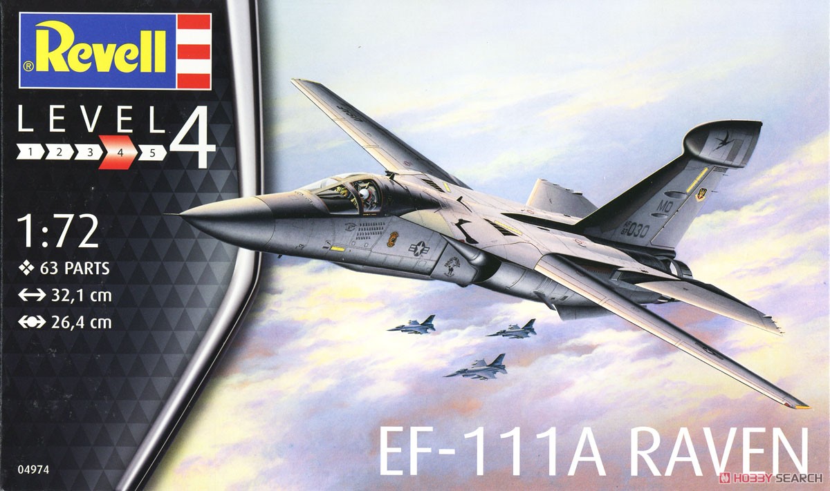 EF-111A レイヴン (プラモデル) パッケージ1