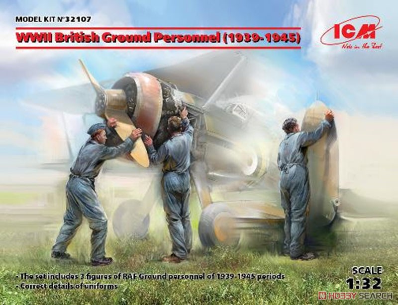 WWII イギリス空軍 グランドクルー セット (1939-1945) (プラモデル) その他の画像1