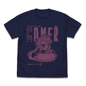 No Game No Life [Shiro] Game is Life T-shirt Navy XL (Anime Toy)