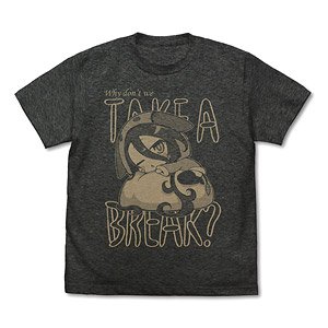 No Game No Life Zero Schwi Relax T-shirt Heather Black XL (Anime Toy)