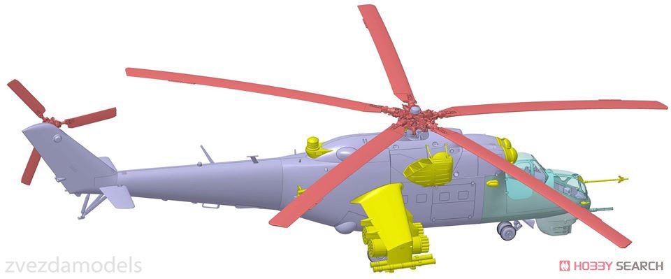 MIL Mi-24 V/VP ソビエト戦闘ヘリコプター (プラモデル) その他の画像10