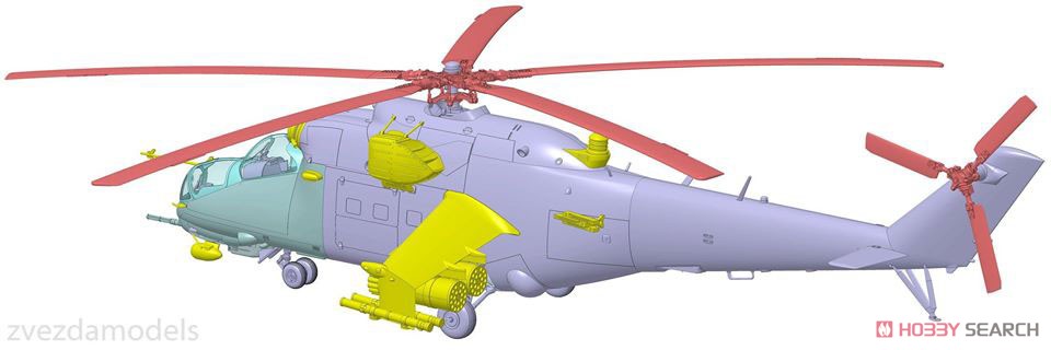 MIL Mi-24 V/VP ソビエト戦闘ヘリコプター (プラモデル) その他の画像11