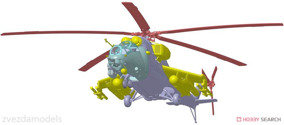 MIL Mi-24 V/VP ソビエト戦闘ヘリコプター (プラモデル) その他の画像12