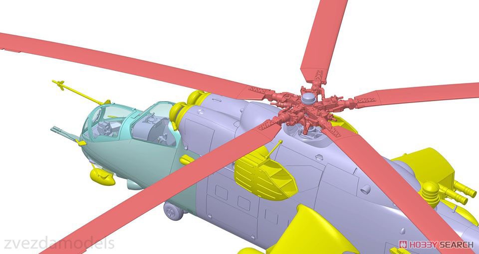 MIL Mi-24 V/VP ソビエト戦闘ヘリコプター (プラモデル) その他の画像13