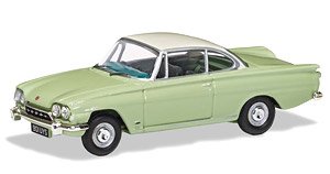 Ford Consul Capri 335 (109E) - Lime Green & Ermine White (Diecast Car)