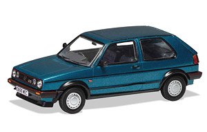 VW ゴルフ Mk2 GTI 16V モンツァブルー (ミニカー)