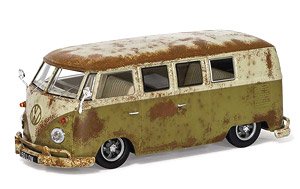 VW タイプ 2 キャンパー `RAT-Look Splitty` (ミニカー)
