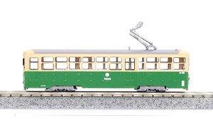 Toyama City Tram Type 7000 Non Air Conditioner Middle Era Two Car Unpainted Kit (Toyama Chiho Railway Type DE7000 2-Car Set) (Unassembled Kit) (Model Train)