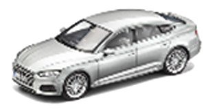 アウディ A5 スポーツバック フロレットシルバー (ミニカー)