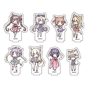 アクリルぷちスタンド 「ネコぱら」 01 ボックス (グラフアート) (8個セット) (キャラクターグッズ)