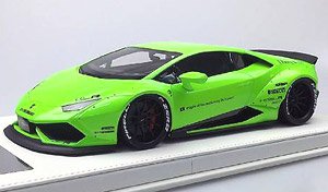 LIBERTY WALK LB-WORKS Huracan LP610 Fluorescent Green (Black wheel) (ミニカー)