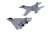 F-14トムキャット(トップガン) ＆ F/A-18 ホーネット(トップガン マーヴェリック) 2機セット (完成品飛行機) 商品画像2