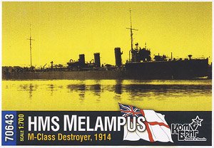 M-Class Destroyer, HMS Melampus 1914 (Plastic model)