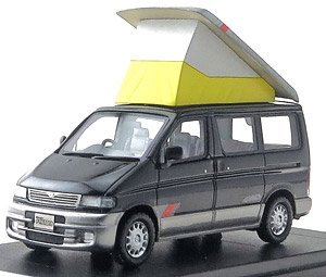 MAZDA BONGO FRIENDEE RF-V (1995) ブリリアントブラック＆サイレントシルバーメタリック (ミニカー)