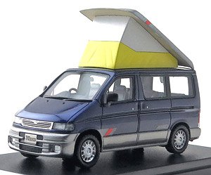 MAZDA BONGO FRIENDEE RF-V (1995) ソロモンブルーマイカ＆サイレントシルバーメタリック (ミニカー)