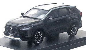 Toyota RAV4 Adventure (2019) アッシュグレーメタリック×アティチュードブラックマイカ (ミニカー)
