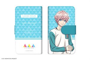 Anime [A3!] Diary Smartphone Case for Multi Size [L] 08 Muku Sakisaka (Anime Toy)