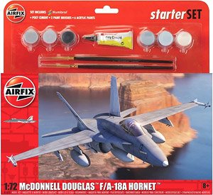 マクドネル・ダグラス F-18A ホーネット (塗料付) (プラモデル)