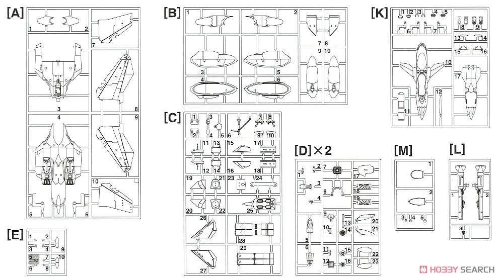 VF-11D Thunderbolt `Test Pilot School` (Plastic model) Assembly guide5