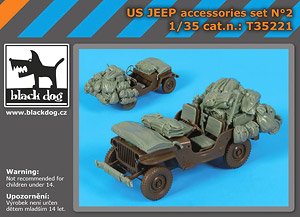 US Jeep Accessories Set (Plastic model)