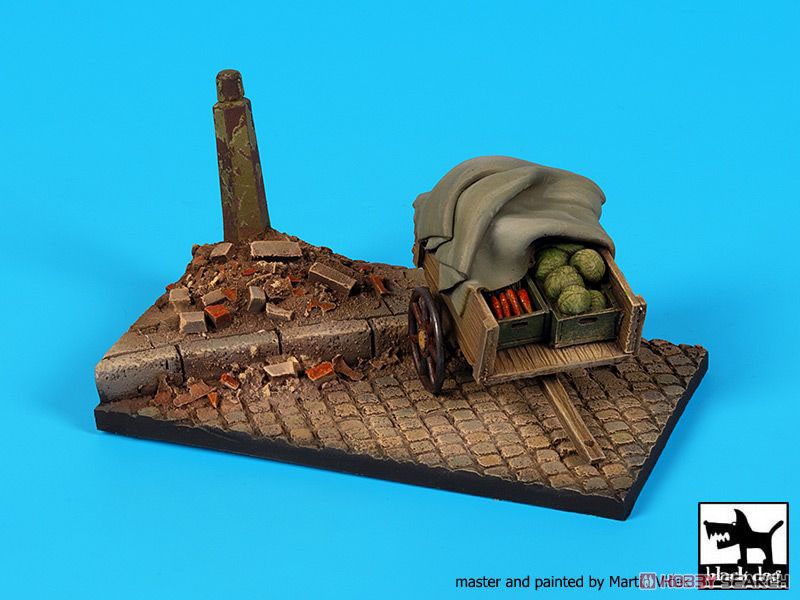 路面と大八車 (プラモデル) 商品画像2