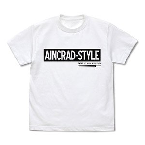 ソードアート・オンライン アリシゼーション 《アインクラッド流》 Tシャツ WHITE XL (キャラクターグッズ)