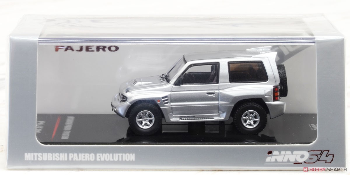 Mitsubishi Pajero Evolution Silver (Diecast Car) Package1