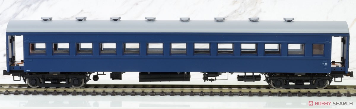 16番(HO) 国鉄 オハ61 青15号 (塗装済み完成品) (鉄道模型) 商品画像1