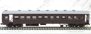 1/80(HO) J.N.R. Economy Class Coach OHAFU61 Brown, Ready to Run, Painted (Pre-colored Completed) (Model Train)