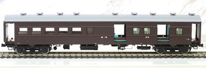 1/80(HO) J.N.R. Combine, Post Office OHAYUNI61 Brown, Ready to Run, Painted (Pre-colored Completed) (Model Train)