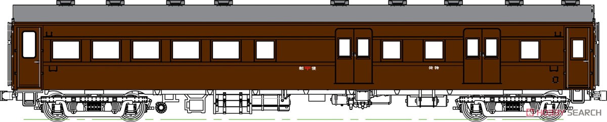 16番(HO) 国鉄 オハユニ61 ぶどう2号 (塗装済み完成品) (鉄道模型) その他の画像1