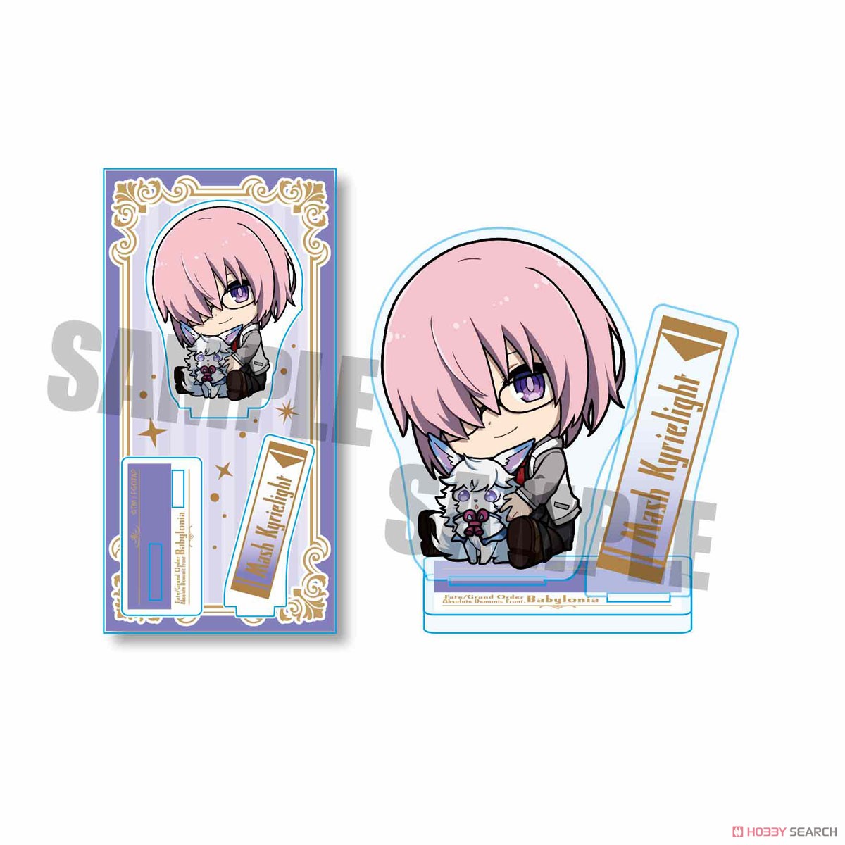Gyugyutto Acrylic Figure Fate/Grand Order - Absolute Demon Battlefront: Babylonia Mash Kyrielight (Anime Toy) Item picture1