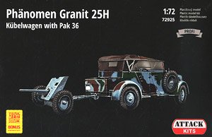 Phanomen Granit 25H Kubelwagen with Pak 36 (Plastic model)