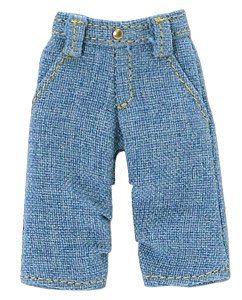 Denim Half Pants (Blue) (Fashion Doll)