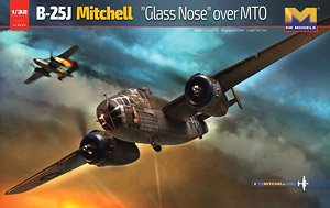 B-25J ミッチェル グラスノーズ over MTO (プラモデル)