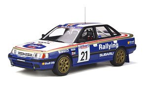 スバル レガシィ RS Gr.A RAC #21 (ホワイト/ブルー) (ミニカー)