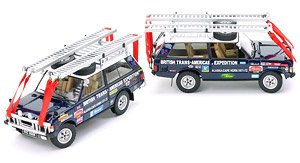 Range Rover `The British Trans-Americas Expedition` 1971-72 (2 Cars Set) (Dark Blue) (Diecast Car)