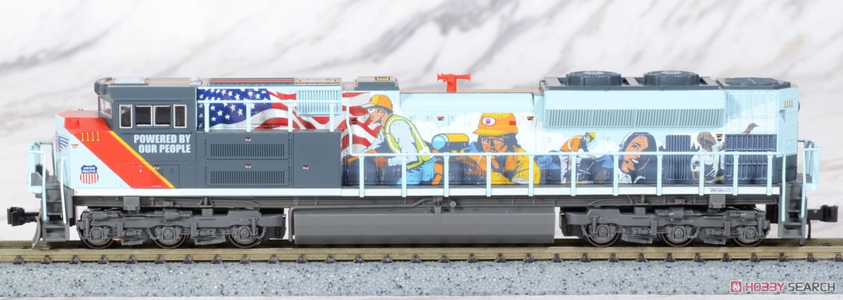 EMD SD70ACe Cab Headlights UP #1111 `POWERD BY OUR PEOPLE` ★外国形モデル (鉄道模型) 商品画像1