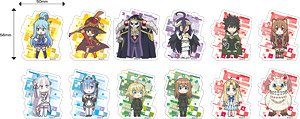 Isekai Quartetto 2 Trading Acrylic Badge Stand Key Chain (Set of 12) (Anime Toy)