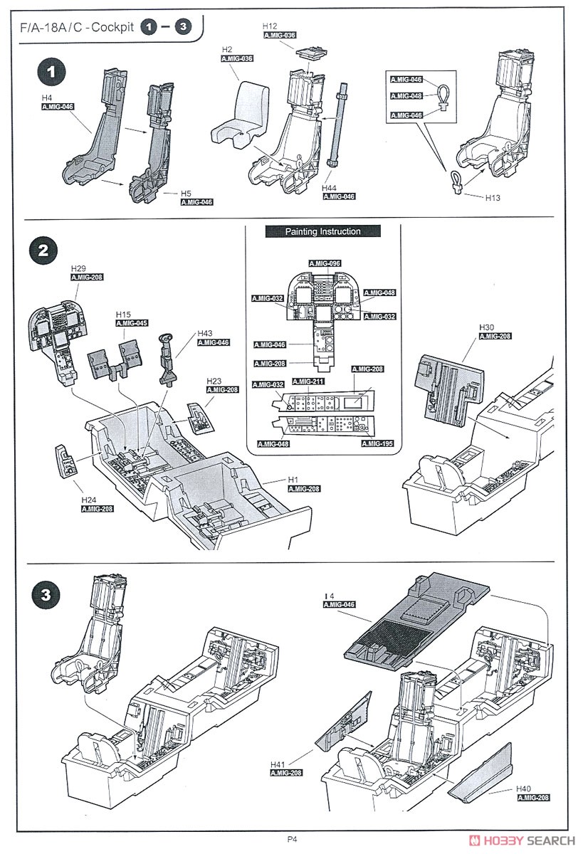 F/A-18A/C/D VFC-12 & VFA-204 Aggressor (Plastic model) Assembly guide1