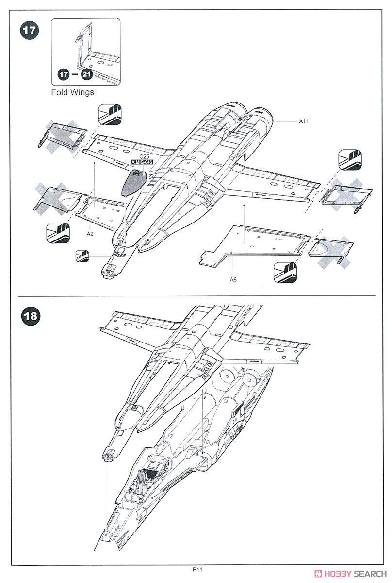 F/A-18A/C/D VFC-12 & VFA-204 Aggressor (Plastic model) Assembly guide8