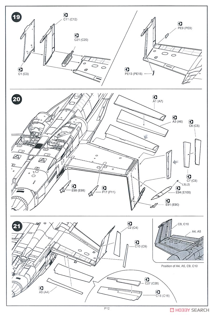 F/A-18A/C/D VFC-12 & VFA-204 Aggressor (Plastic model) Assembly guide9