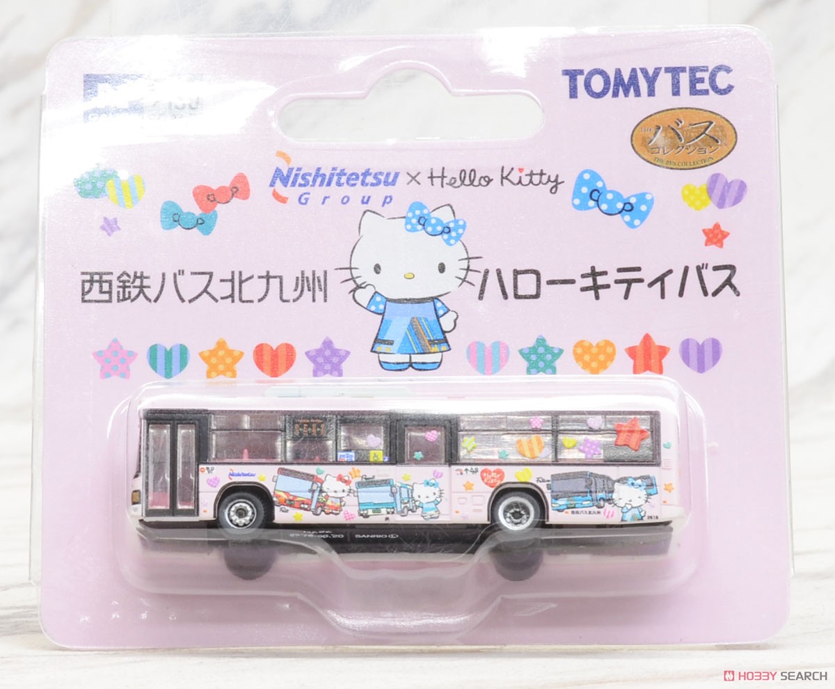 The Bus Collection Nishitetsu Bus Kitakyushu Hello Kitty Bus (Model Train) Package1