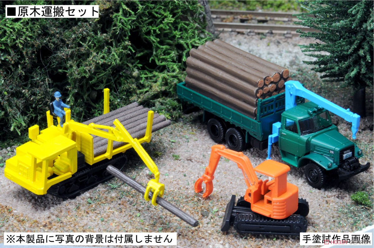 ザ・トラックコレクション 原木運搬セット (3台セット) (鉄道模型) その他の画像4