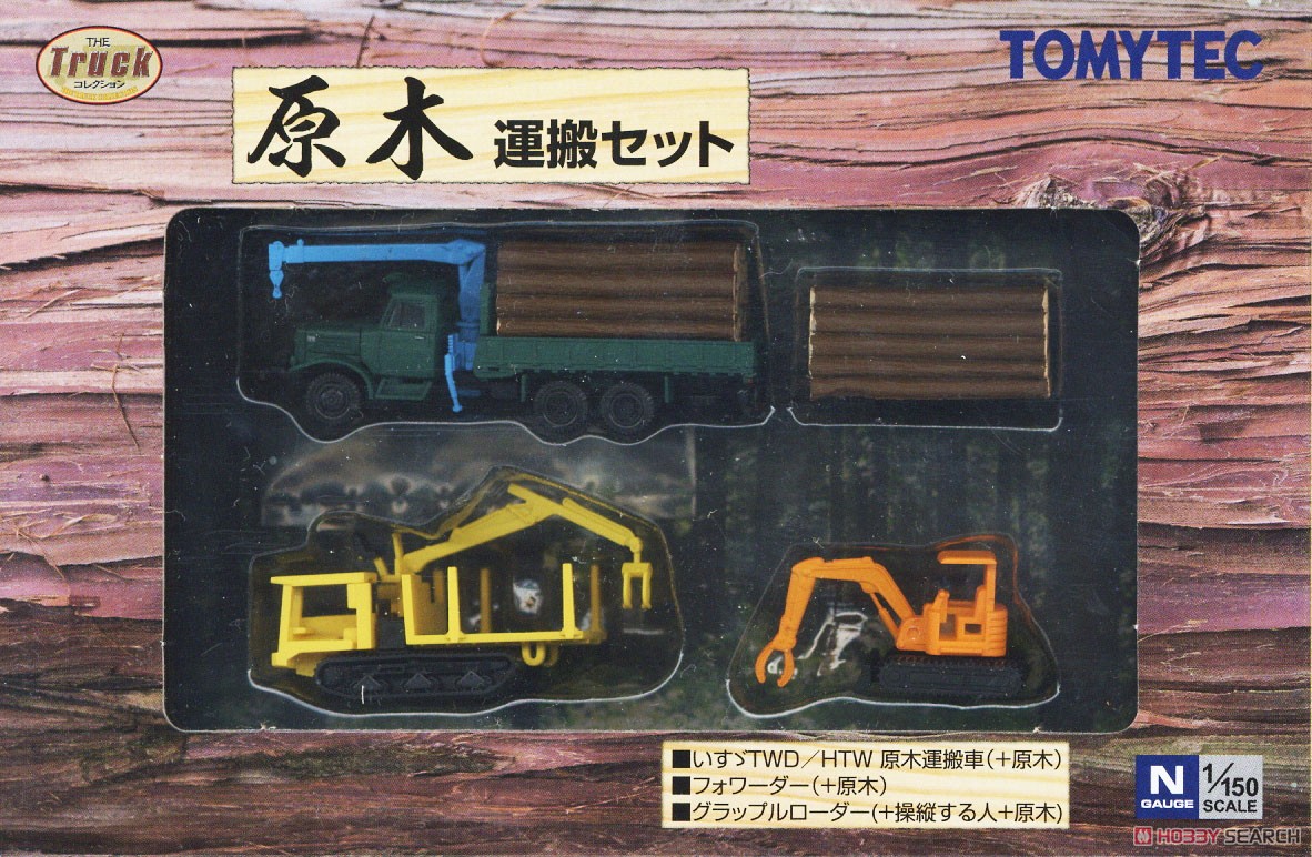 ザ・トラックコレクション 原木運搬セット (3台セット) (鉄道模型) パッケージ1