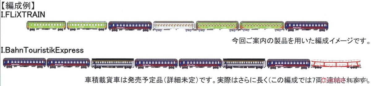 フリックストレイン Bimz 3両セット (3両セット) ★外国形モデル (鉄道模型) 解説3