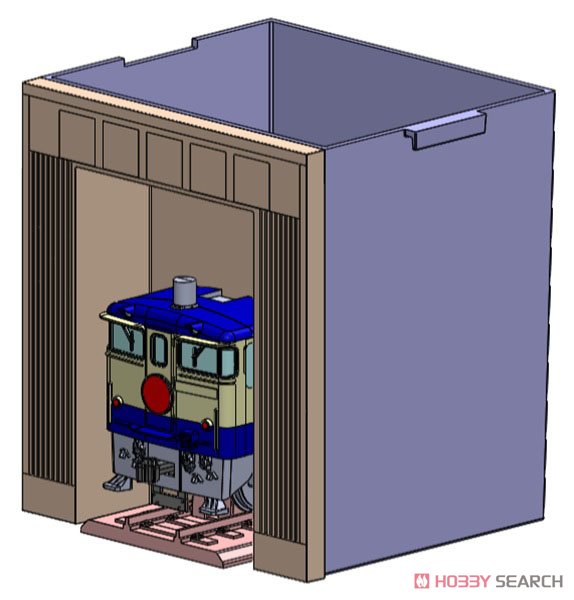 Tetsu-Gan Collection Accessory Case for Tetsugan Collection A (Engine Shed) (Model Train) Other picture1